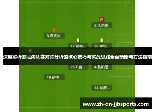 深度解析欧冠淘汰赛对阵分析的核心技巧与实战思路全面策略与方法指南